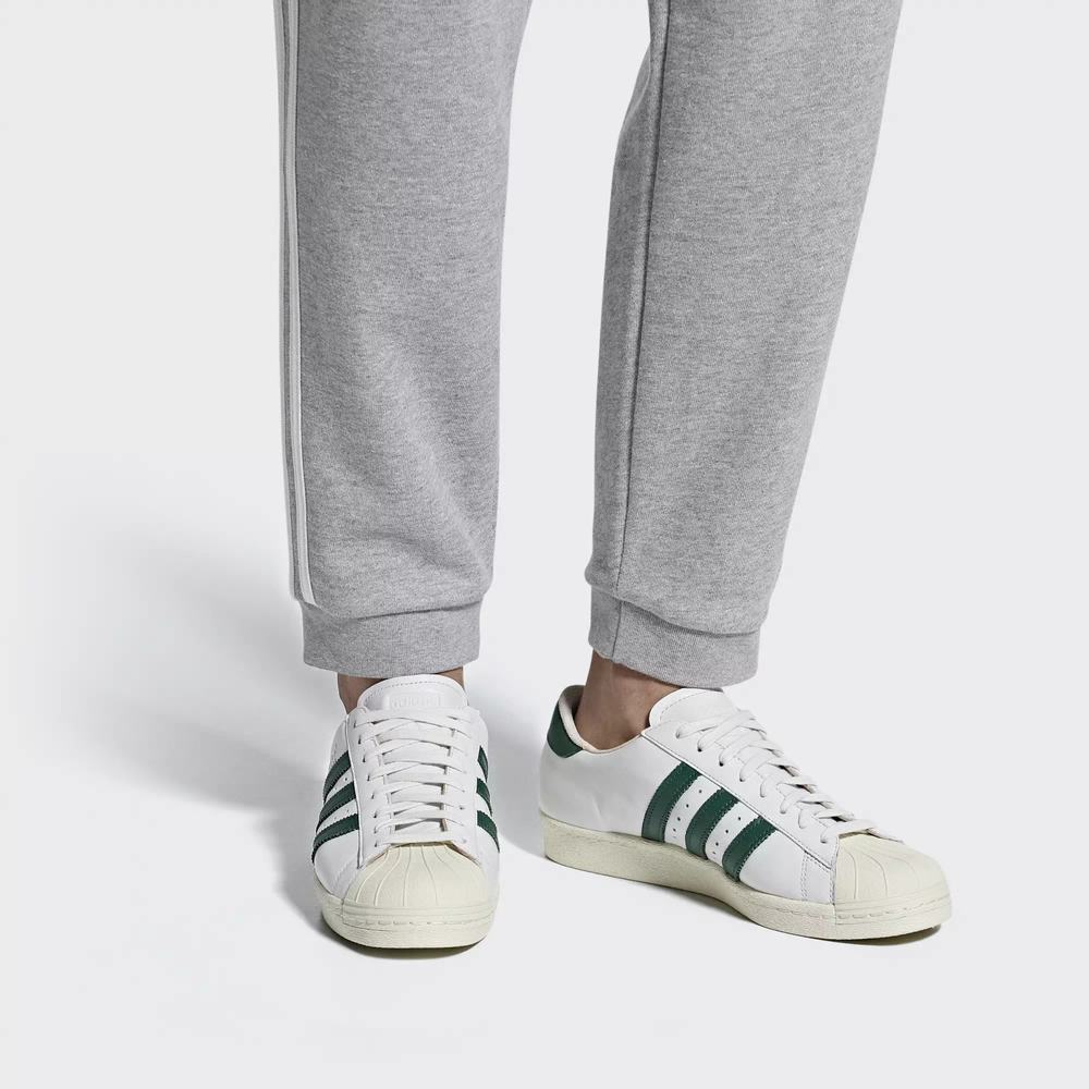 Adidas Superstar 80s Recon Tenis Blancos Para Hombre (MX-86378)